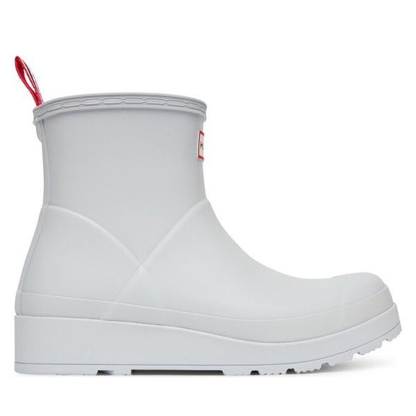 Kalosze Hunter. Szare kalosze damskie Hunter, bez wzorów, bez zapięcia. Za 219.99 zł.