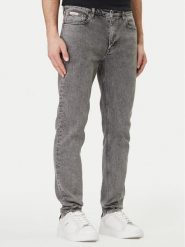 Calvin Klein Jeans Jeansy LV04RF928G Szary Tapered Fit. Szare jeansy męskie Calvin Klein Jeans, z bawełny. Za 419.99 zł.