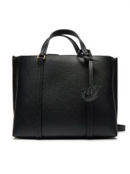 Pinko Torebka Carrie Shopper Classic PE 24 PLTT 102833 A1LF Czarny. Czarne shopperki damskie Pinko, bez wzorów, ze skóry, bez dodatków. Za 1,329.00 zł.