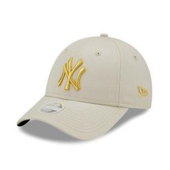 9forty czapka damska New York Yankees. Szare czapki damskie New Era, bez wzorów, z bawełny. Za 119.99 zł.