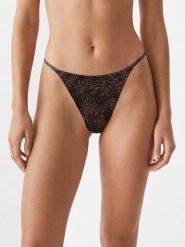 Calvin Klein Underwear Figi klasyczne LV00QF8657 Brązowy. Brązowe majtki damskie Calvin Klein Underwear, z syntetyku. Za 119.99 zł.