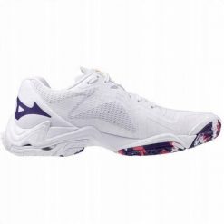 Męskie Buty Treningowe Wave Lightning Z8. Białe buty zimowe męskie Mizuno, bez wzorów, bez obcasa, bez zapięcia. Za 734.99 zł.