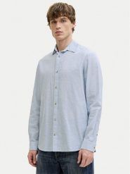 Jack & Jones Koszula Summer 12289174 Błękitny Regular Fit. Niebieskie koszule męskie Jack & Jones, m, bez wzorów, z bawełny, bez kołnierzyka, bez ramiączek. Za 159.99 zł.