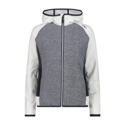 Damska kurtka z kapturem CMP. Czarne kurtki sportowe damskie CMP, bez wzorów, bez ramiączek, z kapturem, trekkingowe. Za 347.00 zł.