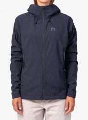 Kurtka softshell damska Hannah Airy Hoody. Niebieskie kurtki sportowe damskie Hannah, l, bez wzorów, z materiału, bez ramiączek, bez kaptura, trekkingowe. Za 412.49 zł.
