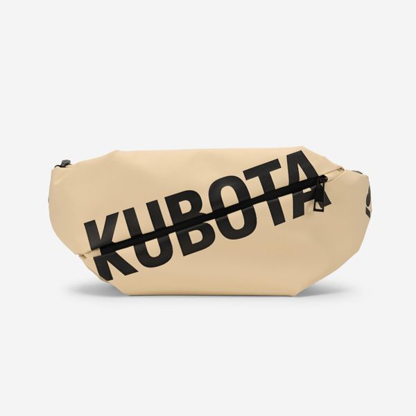 Nerka beżowa Kubota. Brązowe saszetki i nerki męskie Kubota, bez wzorów. Za 79.99 zł.
