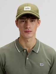MESKA CZAPKA LEE CAP MERCANTILE GREEN 112377733. Zielone czapki męskie Lee, bez wzorów. Za 79.99 zł.