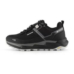 Niskie buty terenowe wodoodporne męskie Alpine Pro Qede 2. Czarne buty zimowe męskie Alpine Pro, bez wzorów, bez obcasa, bez zapięcia. W wyprzedaży za 449.00 zł.