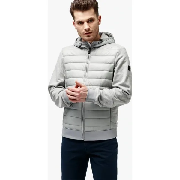 Timberland Kurtka Mount Cabot Hybrid , szary, rozmiar XXL. Szare kurtki męskie Timberland, m, bez wzorów, z bawełny, z kapturem. W wyprzedaży za 389.99 zł.