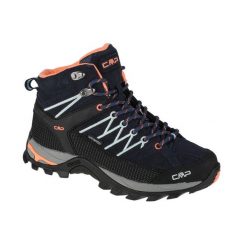 Buty trekkingowe damskie, CMP Rigel Mid. Czarne obuwie trekkingowe damskie CMP, z materiału, za kostkę, bez zapięcia. Za 429.99 zł.