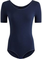 Body z półrękawem, z bawełny. Białe body bonprix, bez wzorów, z bawełny. Za 67.99 zł.