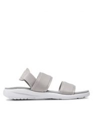 Clara Barson Sandały WSS20555-03 Szary. Szare sandały damskie Clara Barson, bez wzorów, z materiału, bez obcasa, na płaskiej podeszwie, bez zapięcia. Za 109.99 zł.