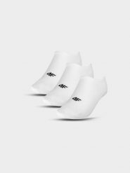 4F Skarpetki casual stopki (3-pack) męskie - białe 43-46. Białe skarpetki damskie 4F, bez wzorów, z bawełny. Za 44.99 zł.