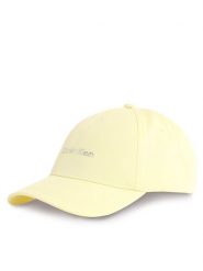 Calvin Klein Czapka z daszkiem Ck Must Tpu Logo Cap K60K610525 Żółty. Żółte czapki damskie Calvin Klein, bez wzorów, z bawełny. Za 89.99 zł.