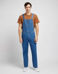 LEE BIB MID MĘSKIE SPODNIE JEANSOWE OGRODNICZKI JEANS MID SHADE 112349314 L72Z017385. Jeansy męskie Lee, z jeansu. Za 219.99 zł.