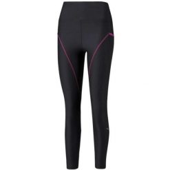 Damskie legginsy Puma Run Marathon Tight czarne. Czarne legginsy damskie Puma, bez wzorów, z elastanu. Za 396.99 zł.