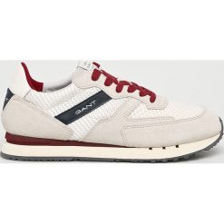 Gant - Buty Davenport. Szare buty sportowe męskie GANT, bez wzorów, z materiału, bez zapięcia. W wyprzedaży za 279.90 zł.