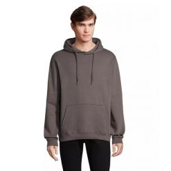 Bluza z kapturem Sol's Snake. Szare bluzy damskie SOL'S, s, bez wzorów, z bawełny, bez ramiączek, z kapturem. Za 101.15 zł.