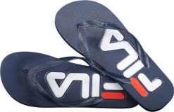 Fila FILA NIEBIESKIE KLAPKI DAMSKIE 44. Niebieskie klapki damskie Fila, bez wzorów, sportowe, bez obcasa, bez zapięcia. Za 53.63 zł.