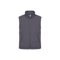 Wyściełana polarem kurtka bez rękawów Kariban Warmer. Szare kurtki męskie KARIBAN, m, bez wzorów, z polaru, bez kaptura. Za 228.00 zł.