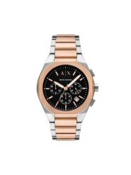 Armani Exchange Zegarek Rafael AX4181 Srebrny. Szare, analogowe zegarki męskie Armani Exchange, bez wzorów, srebrne. Za 979.99 zł.