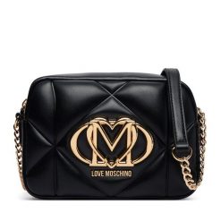 Torebka LOVE MOSCHINO. Czarne listonoszki damskie Love Moschino, bez wzorów, bez dodatków. Za 879.99 zł.