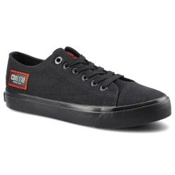 Czarne Trampki Big Star Modne Buty Damskie Półbuty. Czarne trampki i tenisówki damskie BIG STAR, z aplikacjami, bez zapięcia. Za 89.99 zł.