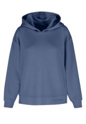 Luźna bluza B-MIDA. Niebieskie bluzy damskie Volcano, s, bez wzorów, z materiału, eleganckie, bez ramiączek, bez kaptura. Za 169.99 zł.