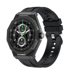 Zegarek Smartwatch Kiano Elegance Black czarny, Bluetooth, NFC, tryby sportowe. Czarne zegarki męskie Kiano, bez wzorów, ze stali. W wyprzedaży za 119.00 zł.