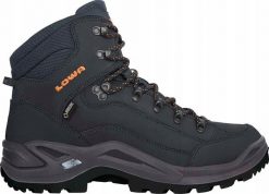 Buty trekkingowe męskie Buty renegade gtx-navy-orange-uk 10 (44,5). Niebieskie trekkingi męskie NoName, bez zapięcia. Za 929.49 zł.