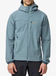 Kurtka softshell męska Fjallraven Bergtagen Stretch Jacket. Niebieskie kurtki męskie Fjällräven, l, bez wzorów, z materiału, bez kaptura, trekkingowe. Za 1,088.99 zł.
