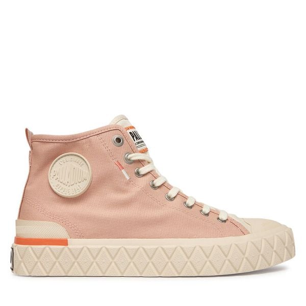 Trampki Palladium. Czerwone trampki i tenisówki damskie Palladium, bez wzorów, bez zapięcia. Za 290.99 zł.