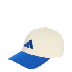 CZAPKA Z DASZKIEM BASEBALL FLEXFIT. Białe czapki damskie Adidas, bez wzorów, z elastanu, klasyczne. Za 109.00 zł.