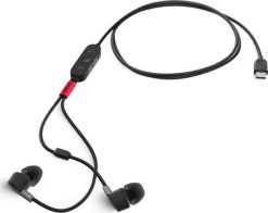 Słuchawki Lenovo Lenovo | Go USB-C ANC In-Ear Headphones (MS Teams) | Built-in microphone | Black | USB Type-C | Wired. Czarne słuchawki douszne Lenovo. Za 353.90 zł.