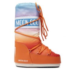 Śniegowce Moon Boot. Brązowe śniegowce damskie Moon Boot, bez zapięcia. Za 809.99 zł.