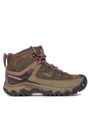 Keen Trekkingi Targhee III Mid Wp 1018178 Brązowy. Brązowe obuwie trekkingowe damskie Keen, z nubiku, bez zapięcia. Za 419.00 zł.
