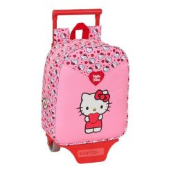 Plecak szkolny HELLO KITTY Poliester 300D. Czerwone plecaki męskie Hello Kitty, bez wzorów, z poliesteru. Za 160.20 zł.