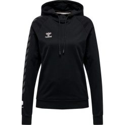 Damska bawełniana bluza z kapturem Hummel Move Grid. Niebieskie bluzy damskie Hummel, l, bez wzorów, z bawełny, sportowe, bez ramiączek, z kapturem. Za 251.50 zł.