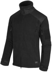 Helikon-Tex Bluza LIBERTY - Double Fleece - Czarna. Czarne bluzy męskie HELIKON-TEX, m, bez wzorów, bez ramiączek, bez kaptura. Za 242.08 zł.