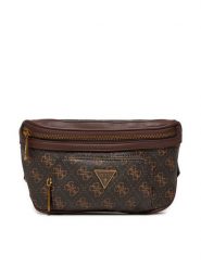 Guess Nerka Torino HMEVZL P3231 Brązowy. Brązowe saszetki i nerki męskie Guess, z aplikacjami, ze skóry. Za 189.99 zł.