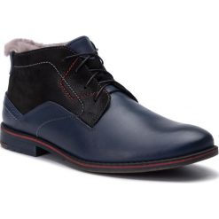 Trzewiki LASOCKI FOR MEN - SM-187 Cobalt Blue. Niebieskie botki męskie Lasocki For Men, bez wzorów, z nubiku, eleganckie, bez obcasa, bez zapięcia. Za 279.99 zł.
