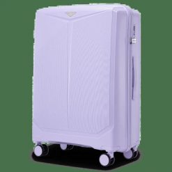 Walizka duża Wings COCKATIEL 28" polipropylen WHITE PURPLE. Fioletowe walizki damskie Wings, z aplikacjami, z materiału, duże. Za 202.93 zł.