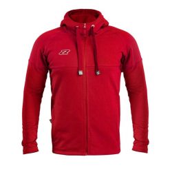 Bluza piłkarska dla dorosłych Zina Comodo Senior bawełniana. Czerwone bluzy damskie Zina, xl, bez wzorów, z bawełny, bez ramiączek, bez kaptura. W wyprzedaży za 231.20 zł.
