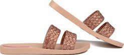 Klapki basenowe damskie Ipanema Renda II Fem. Brązowe klapki damskie Ipanema, bez wzorów, wakacyjne, bez obcasa, bez zapięcia. Za 138.00 zł.
