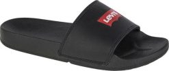 Levi`s Klapki June Batwing S Czarne r. 39 (229170-740-159). Czarne klapki damskie bez wzorów, sportowe, bez obcasa, bez zapięcia. Za 117.13 zł.