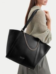 Nine West Torebka CEO-ADDISON-LH22281 Czarny. Czarne shopperki damskie Nine West, bez wzorów, bez dodatków. Za 229.99 zł.