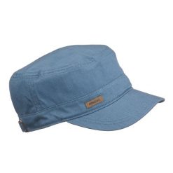 Czapka trekkingowa z daszkiem Forclaz Travel 500. Brązowe czapki damskie FORCLAZ, bez wzorów, z bawełny, eleganckie. Za 44.99 zł.