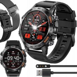Smartwatch JG Smart SMARTWATCH ZEGAREK MĘSKI MENU PL ROZMOWY SMART WATCH WODOODPORNY. Zegarki męskie JG Smart, bez wzorów. Za 599.08 zł.