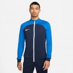 Bluza treningowa męska Nike Drifit Academy. Białe bluzy męskie Nike, m, bez wzorów, sportowe, bez ramiączek, bez kaptura. W wyprzedaży za 216.75 zł.