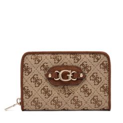 Portfel Guess. Brązowe portfele damskie Guess. Za 264.99 zł.